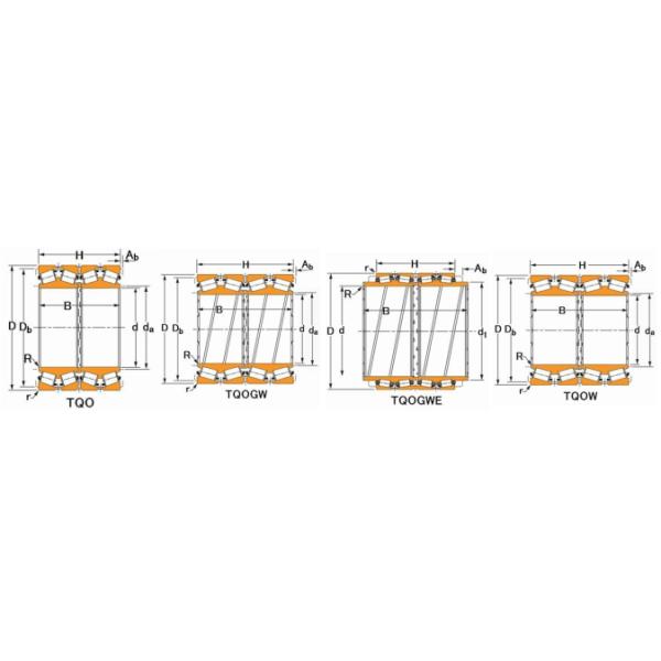 Метрический NP636921/NP371486/NP980520 Четырехрядный конический роликовый подшипник 280*420*280мм Металлургический подшипник