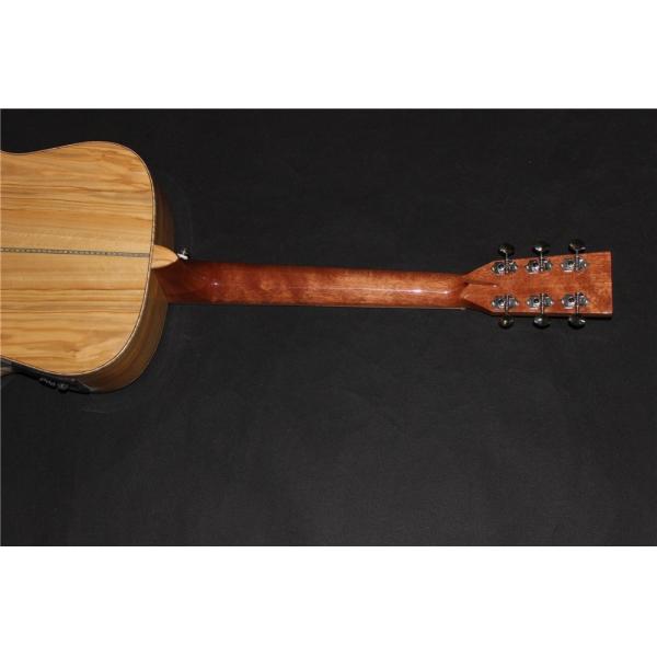AAAA all Solid imported olive wood OM body custom guitar acoustic electric guitar
