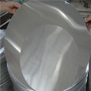 Heat Resistant Embossed Aluminum Wafers 1050 O Temper Aluminum Round Plate