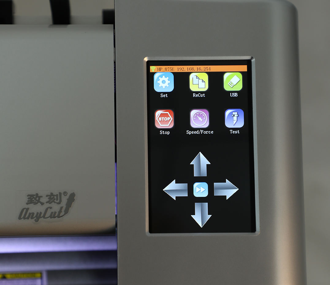 Large Format Camera Automatic Positioning Single Head Die Cutting Machine with 5.0 Inch Touch Screen