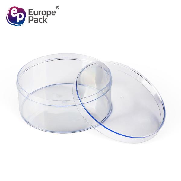 Food Packaging Boxes Hard Plastic Cracker Dessert Chocolate Candy Transparent Dessert Round Contain