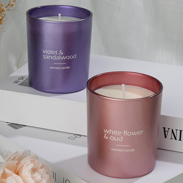 Glass Jar Sceneted Candle Aroma Soy Wax Glass Jar Candle Gift Set