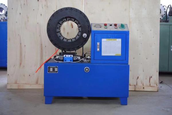 Hydraulic 3 Inch and 4 inch Industrial Braided Hose Crimping Machine 3kw Compact Structure
