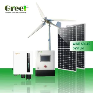 Système hybride éolien solaire 5kW 10kW avec panneau solaire PV