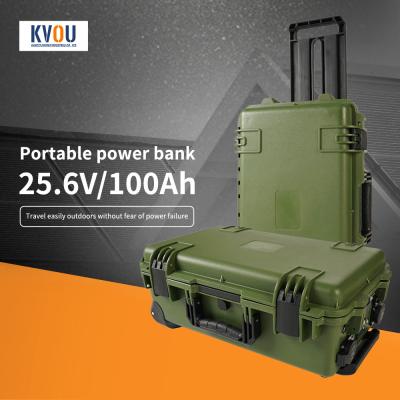 3000W Large Capacity Home Emergency Power Station 25.6V 100Ah