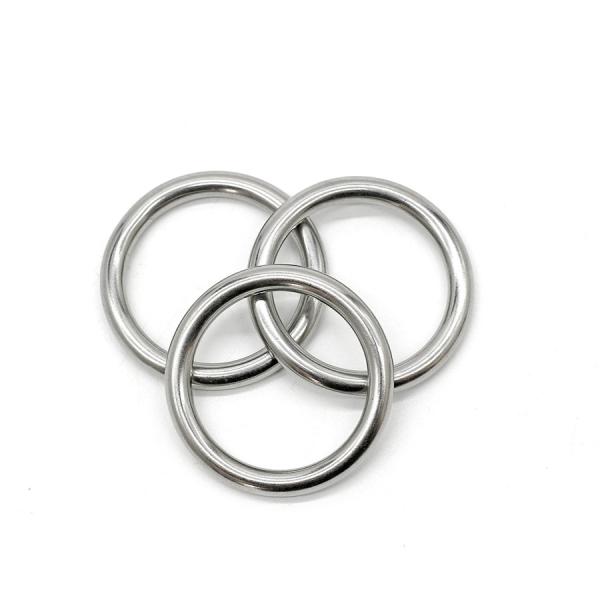 Durability Stainless Steel Rigging Rings Corrosion Resistance Various Sizes Available