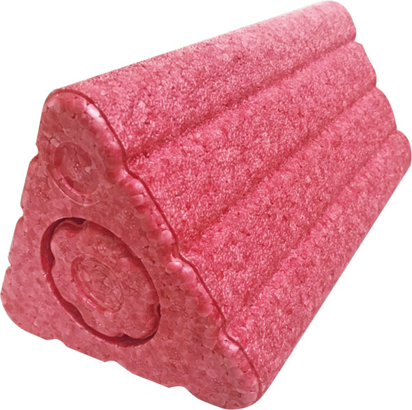 Non Toxic Blue Yoga Block Silicone Peanut Therapy Vibrating Eva Foam 9in