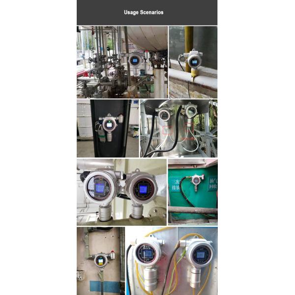 Детектор утечки газа постоянного состава быстрой реакции MIC500S на открытом воздухе для места захоронения отходов построенного в насосе