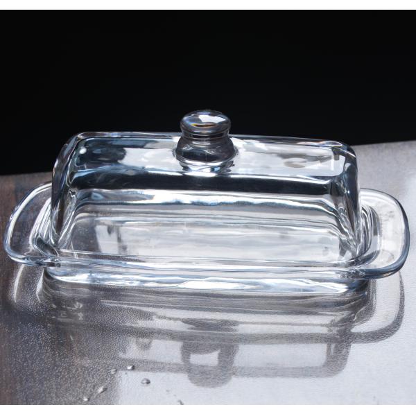 Плиты заряжателя торта прямоугольника стеклянные с крышкой