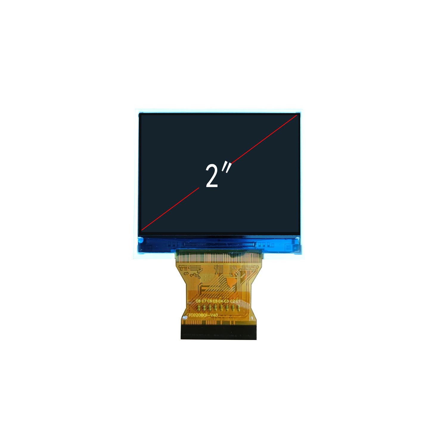 2-дюймовый TFT дисплейный модуль 320X240 Разрешение RGB 6 бит Интерфейс Управление IC ILI9342C