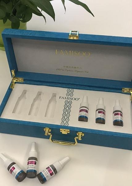 OEM Permanent Makeup Kit Pure Organic Liquid Pigment 6 Colors 15ml / Bottle