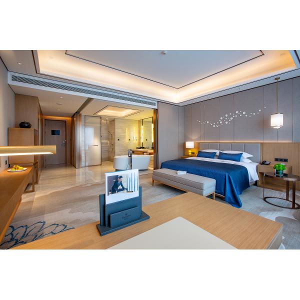 Modern-Style Hotel Bedroom Furniture Set, Made Of High-End Furniture Fabrics