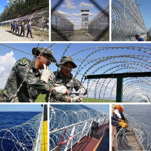 Bto-30 450мм двухжильный забор из колючей проволоки Концертина провода