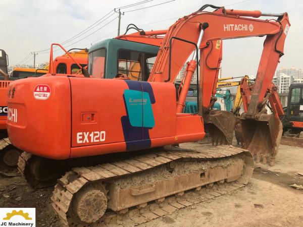 o tipo da esteira rolante 12T usou a aprovação avaliada 63kw do CE do poder EX120-3 da máquina escavadora de Hitachi