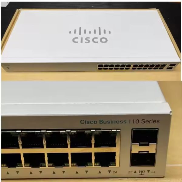 Cisco Business CBS220 Series 16 Port Gigabit Uplink PoE Smart Switch with Stackable Networking