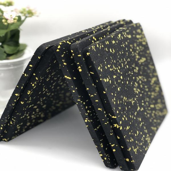 500 мм * 500 мм Игровой площадки резиновые напольные плитки EPDM резиновый ролик