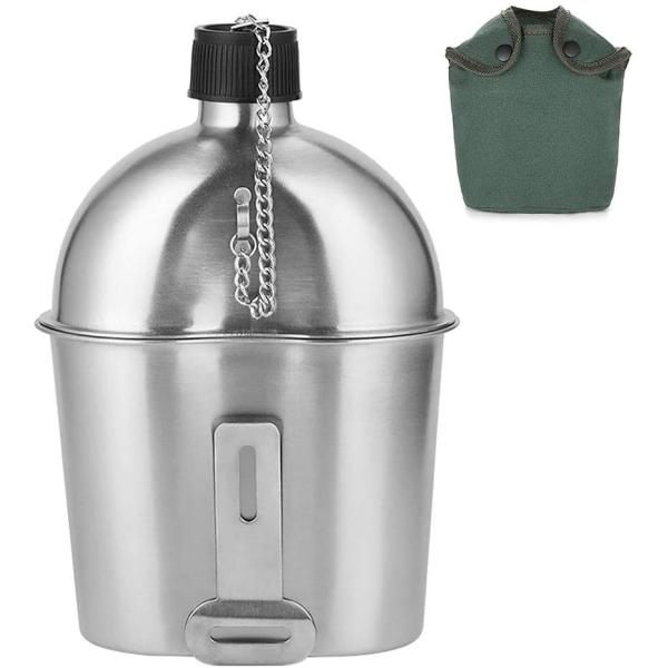 военный набор чашки буфета набора 1000ml 600ml буфета 2pcs алюминиевый