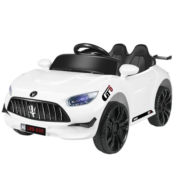 2022 Popular Battery Powered Ride On Toy With Remote Control LED Electric Car for Kids