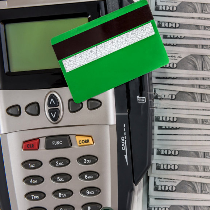 3 Tracks Hico Magnetic Stripe Card with CR80 Dimension for Bank and Credit Cards