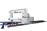 C517 Grantry se déplaçant sur le mouvement linéaire Guide Long bloc de mousse de séparation à feuille mince Machine de découpe horizontale