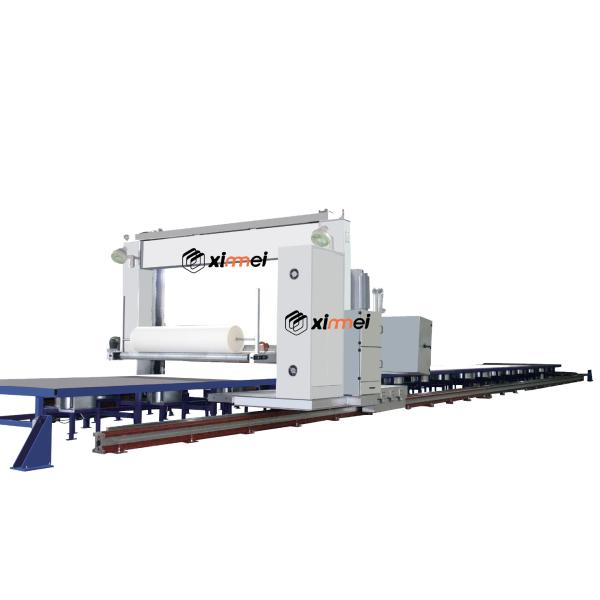 C517 Cutting unit Moving On Linear Motion Guide Long Block Foam Splitting To Slim Sheet Horizontal Cutting Machine
