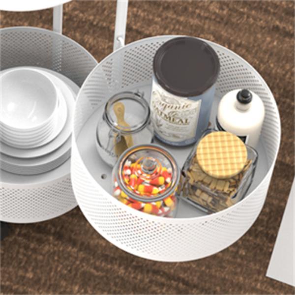 Sustainable Kitchen Storage 3/4/5 Layers Rotating Vegetable Shelving for a Greener Home