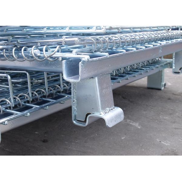 Нержавеющая сталь Стержная сетка Клетка Свернутая складная Стержная сетка Контейнеры Тяжелая работа