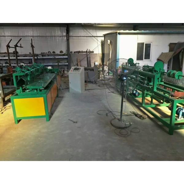 4m width Full Automatic  double wire feeding Chain Link Fence Machine