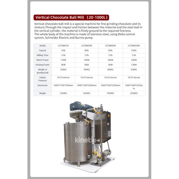 Lab Chocolate Ball Mill Machinery for Cocoa Processing in Small Capacity Conche Refiner at Food Beverage