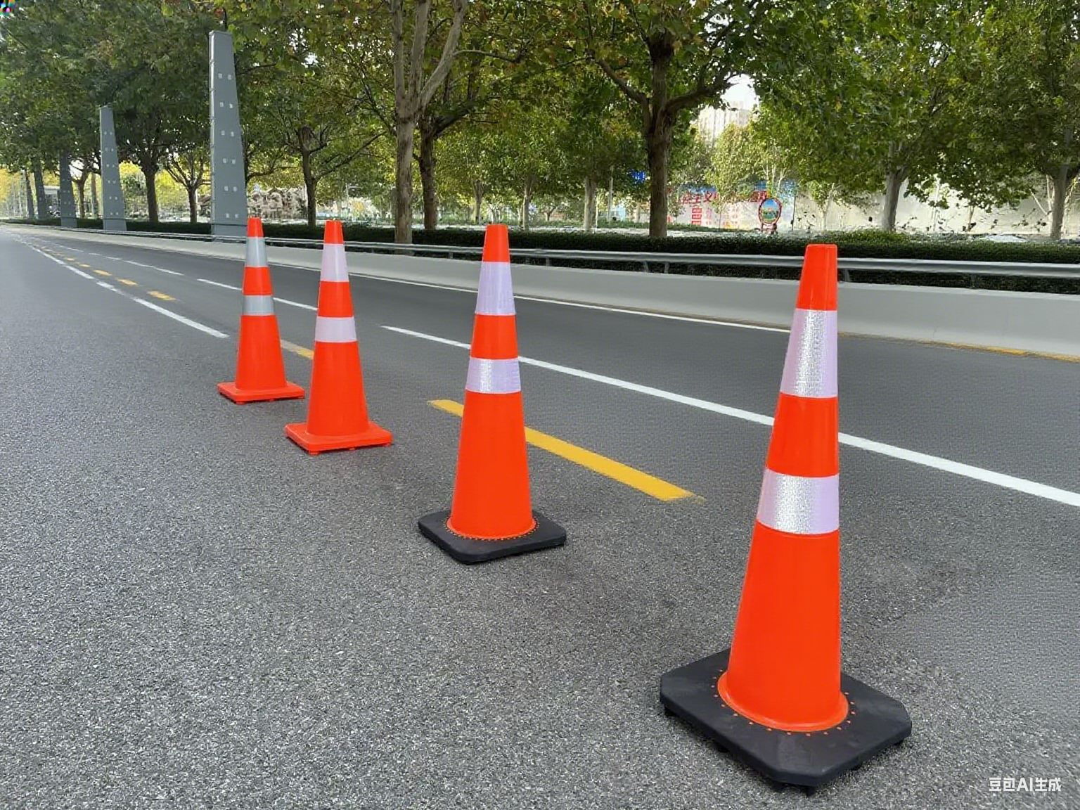Wholesale Orange PVC Cone Black Base Traffic Cone for Road Safety Warning