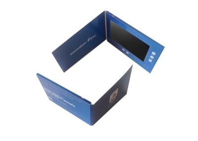 Venta caliente pantalla LCD personalizada Video folletos, video libro de promoción publicitaria, único e innovador