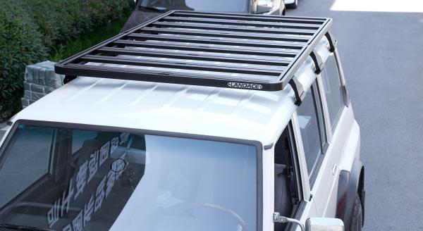 Off-road Roof Rack for NISSAN Y60 Black Powder Coating Luggage Racks Crossbar System