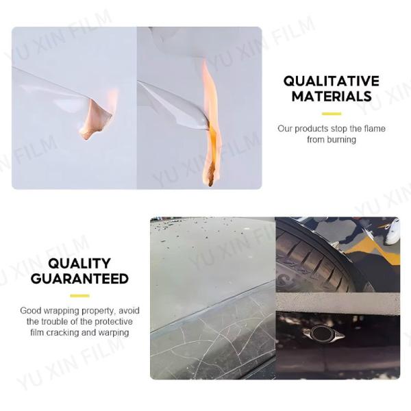 Glossy Or Matte Clear TPU Automotive PPF Paint Protection Film Aging Resistance