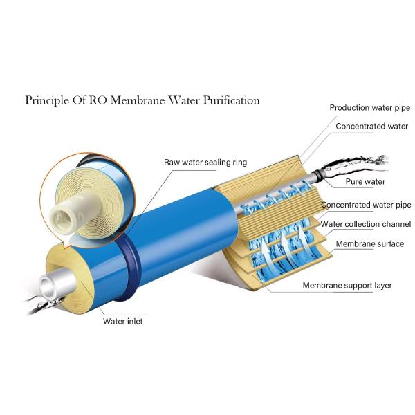 High-Efficiency 2TH RO Water Purifier With 60–65% Recovery Rate