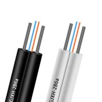 Núcleo da fibra ótica 2 do fio de gota da bainha do cabo de fibra ótica G652D/G657A LSZH do único modo FTTH
