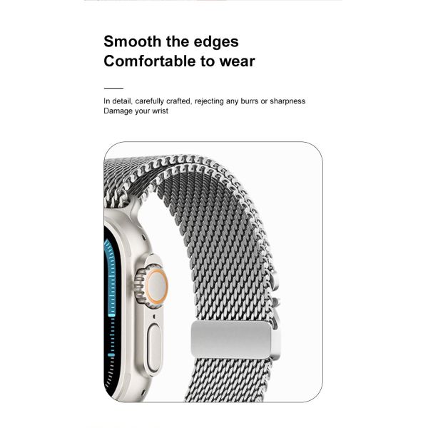 Soft, Skin-friendly Stainless Steel Watch Band