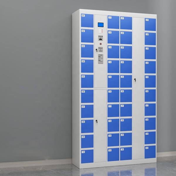 Convenient & Secure 40-Slot Steel Mobile Phone Locker Cabinet With Combination Lock for Students & Gym Use