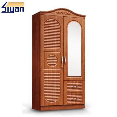 Custom Interior Wooden Louvered Doors Mirrored Front With MDF Board Materials