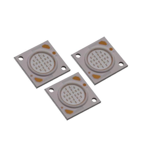 Провод золота скрепляет 19*19mm 30 обломок СИД СИД 10S6P 24V УДАРА ватта