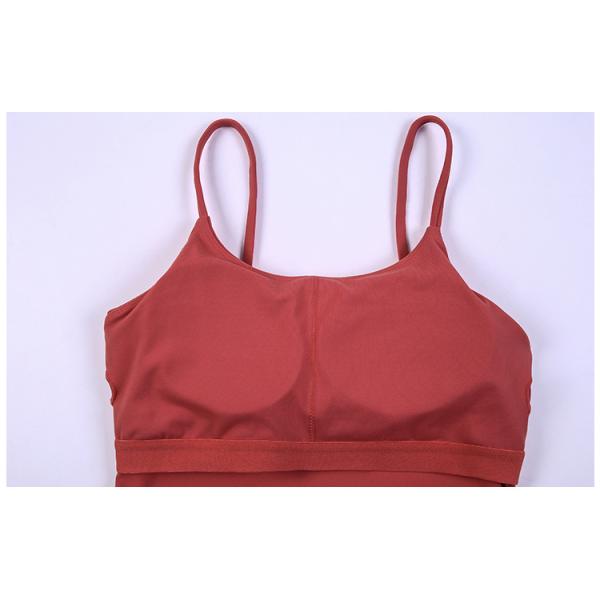 GV do sutiã dos esportes do Longline do sutiã das caneleiras e dos esportes da ioga 220gsm