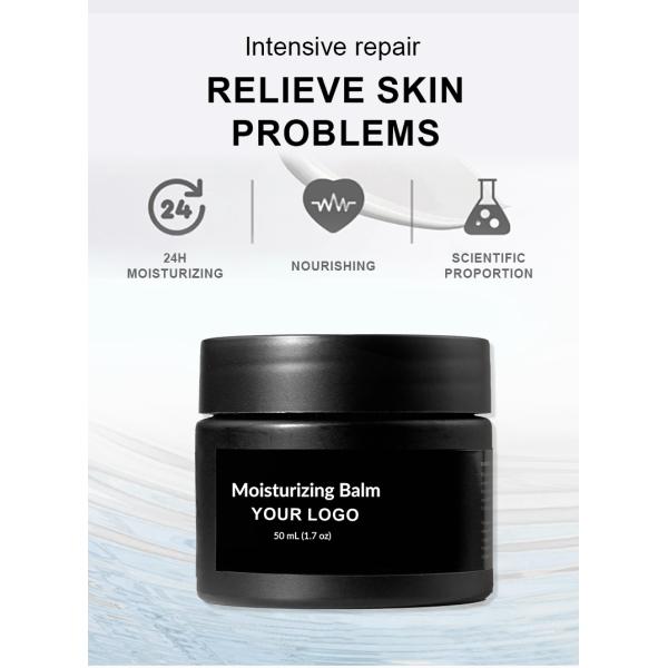 Men Label Privado Carbón Hidratante Nutritivo Cuidado de la Piel Blanqueamiento Crema Facial Crema Facial Loción para Hombres Negros