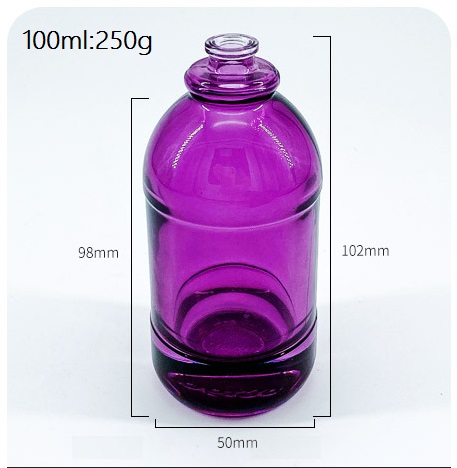 Fragrance Pharmaceutical Refillable Glass Perfume Spray Bottles 100ml