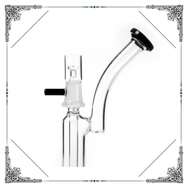 7 Inches 4 Slit Perc Dab Oil Rig Mini Smoking Water Pipes Hand Blown