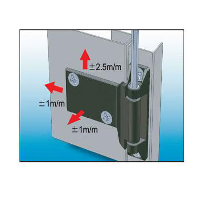 Регулируемый тип шарнир шкафа t оцинковывает сплав 135x130x27.5mm