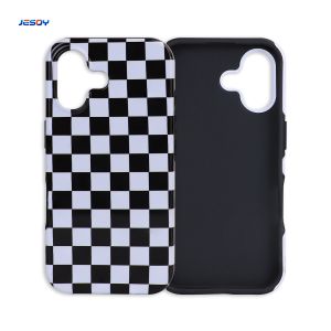 3D Film Blank Sublimation Phone Cases PC Coating Double Layer Phone Cases White