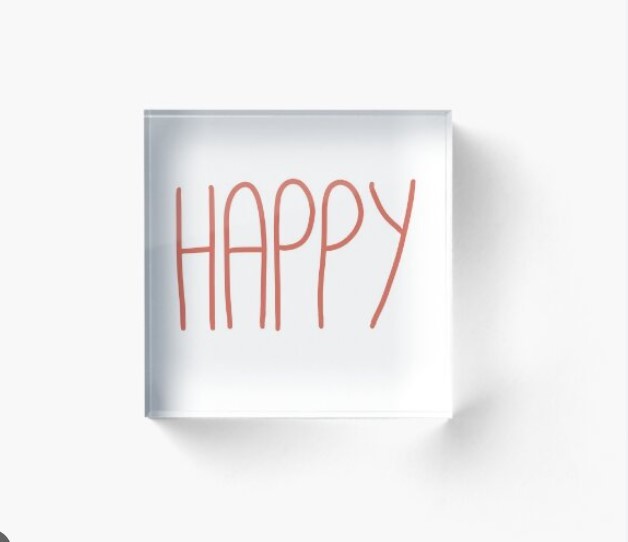 Solid Acrylic Block Custom Photo Gift Personalized UV Photo Print Block Square