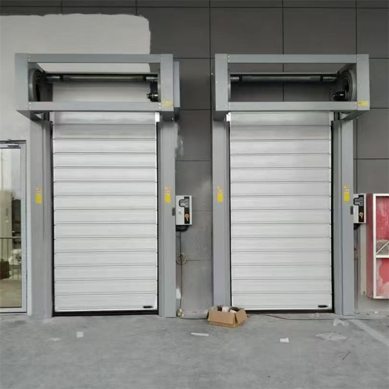Energy-Efficient PU-Insulated Aluminum Panel Spiral High Speed Door Thermal Access System