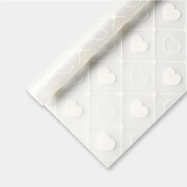 Foggy OPP Love Pattern PE Waterproof Flower Packaging Paper Gravure Printing