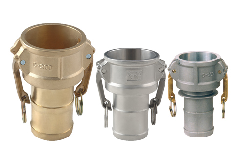 Aluminum Camlock Hose Fittings , Stainless Steel Type D Camlock Fitting