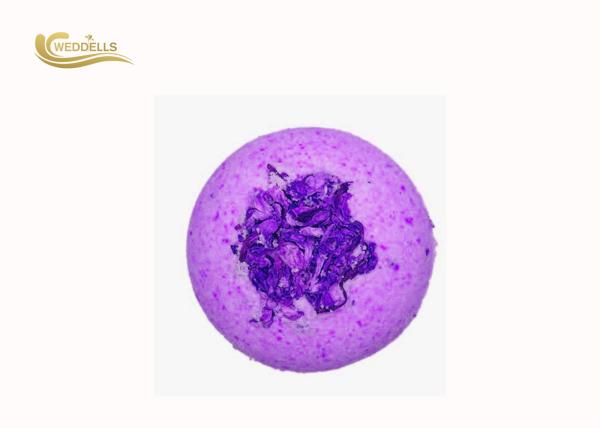 100% Natural Flower Bath Bomb , Handmade Bath Bombs With Custom Sticker